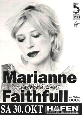 Marianne Faithfull, Vagabond Ways