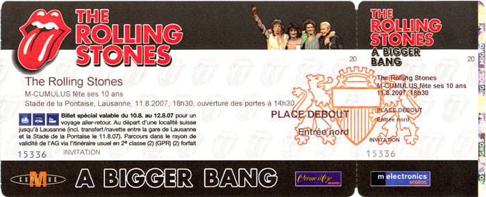 Rolling Stones Lausanne 2007
